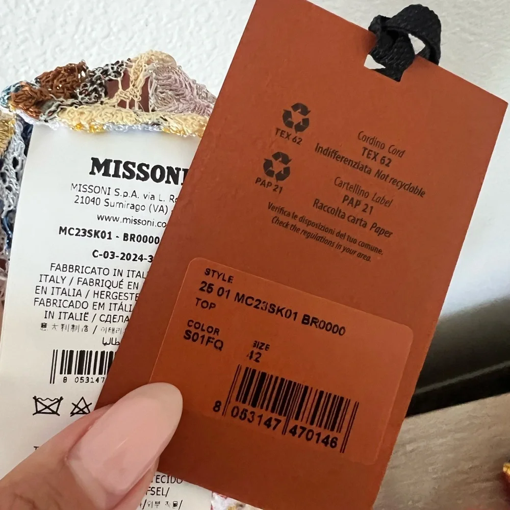 Missoni zigzag- pattern SET - Picture 10 of 10